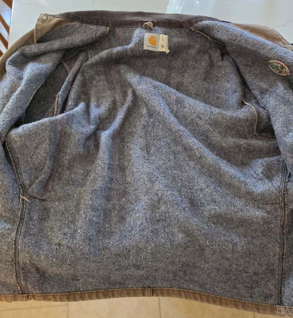 Carhartt Detroit Jacket Brown Sz. XL - Picture 6 of 7